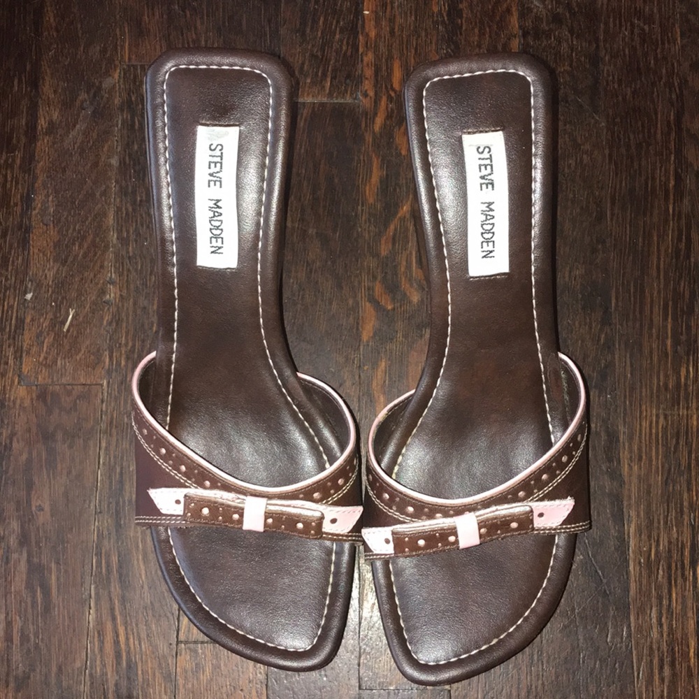 Steve Madden Bowslip Slide On Wedges